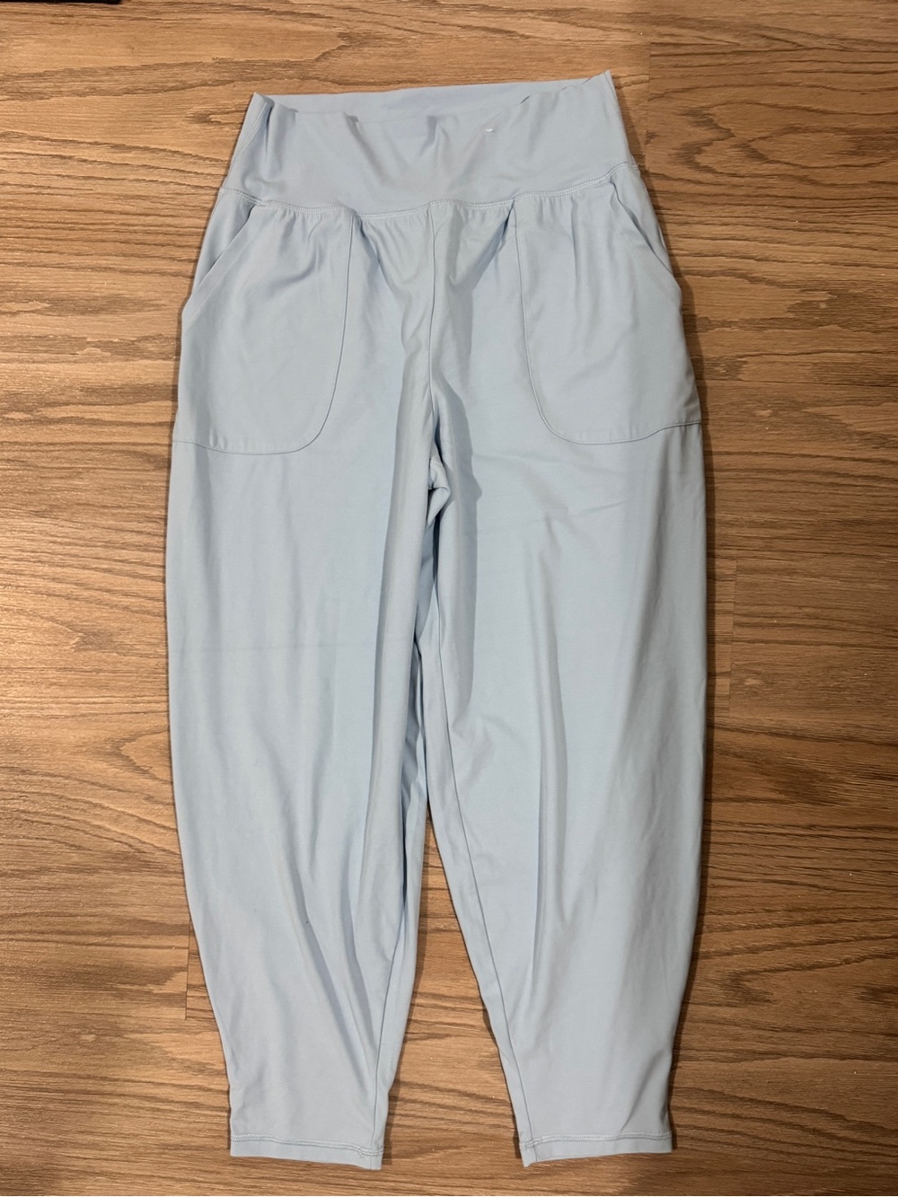 Old Navy StudioSmooth Butter Soft Joggers High Rise Light Blue Yoga Pilates M